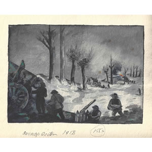 Western Front 1918 155 GPF mle 1917 Field Gun