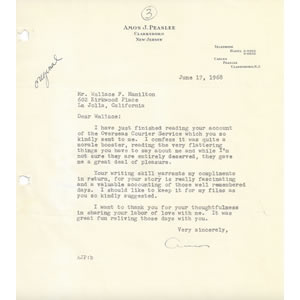 Peaslee Letter June 17 1968